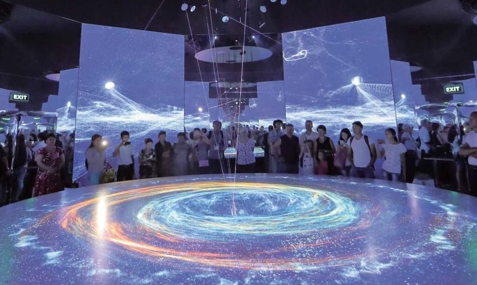 Germany Pavilion at Expo 2017 Astana World expo projection