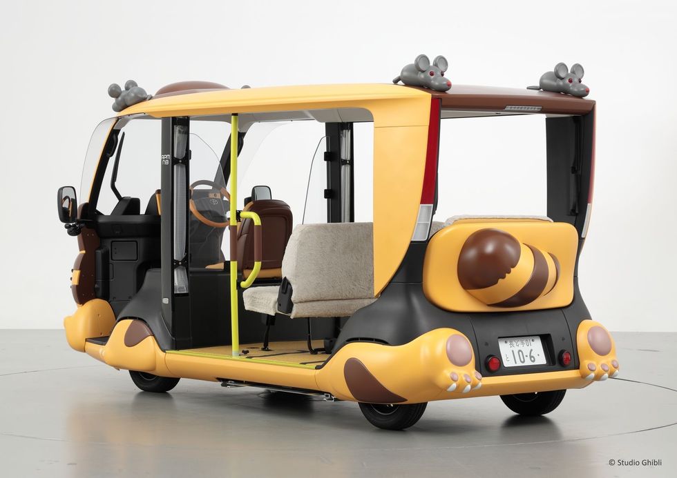 ghibli park catbus vehicle