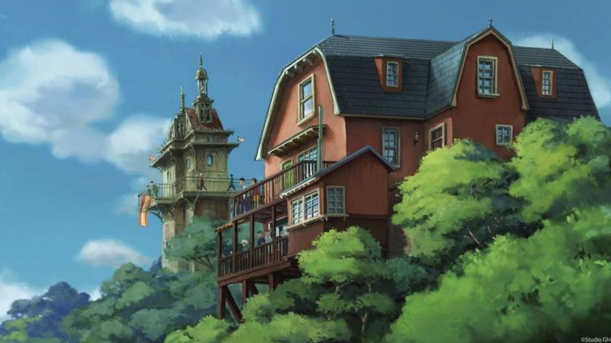 Ghibli park from Studio ghibli theme park concept art