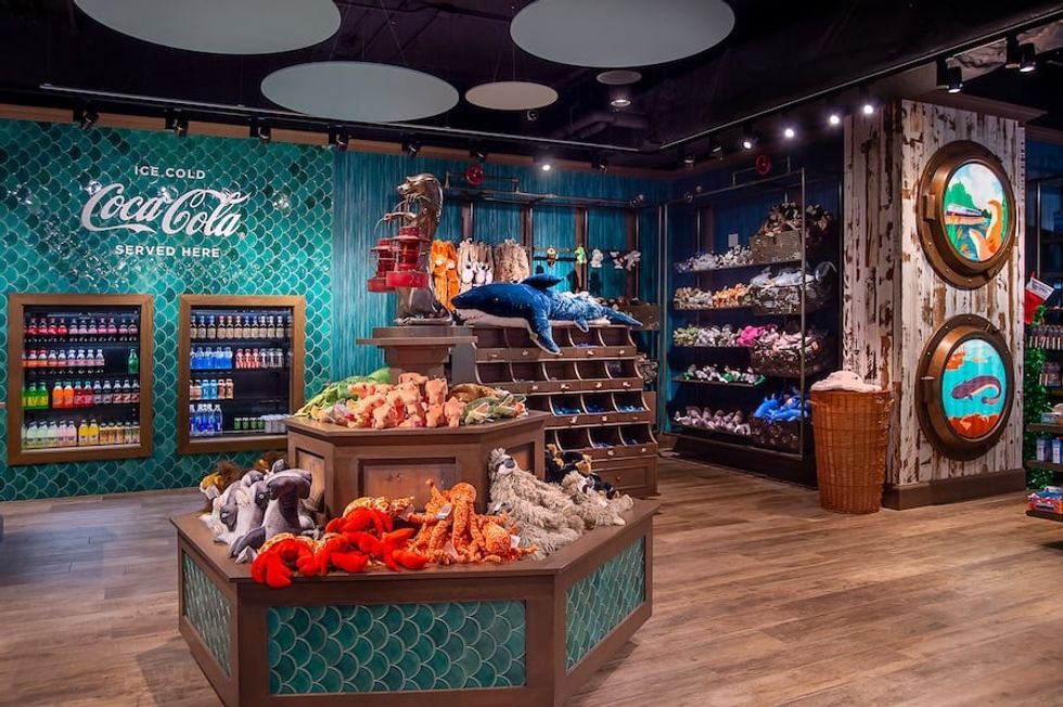 gift shop at St Louis Aquarium at Union Station