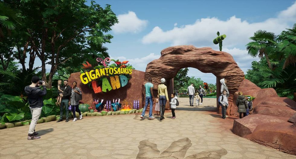 Gigantosaurus land roarr dinosaur adventure