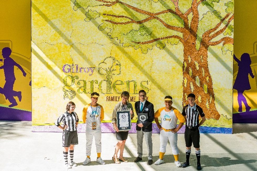 Gilroy Gardens and RWS entertainment stamp image