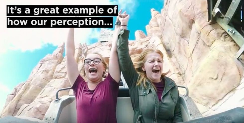 gilrs on rollercoaster village roadshow