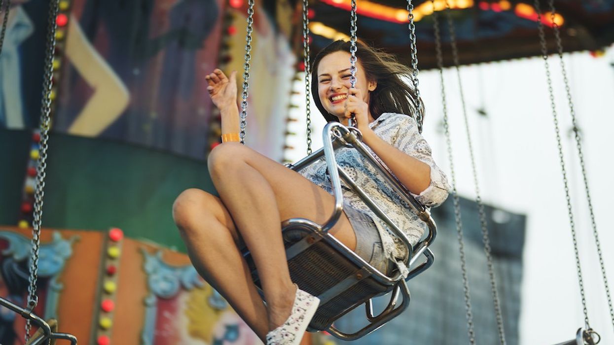 Girl-on-carousel-ride