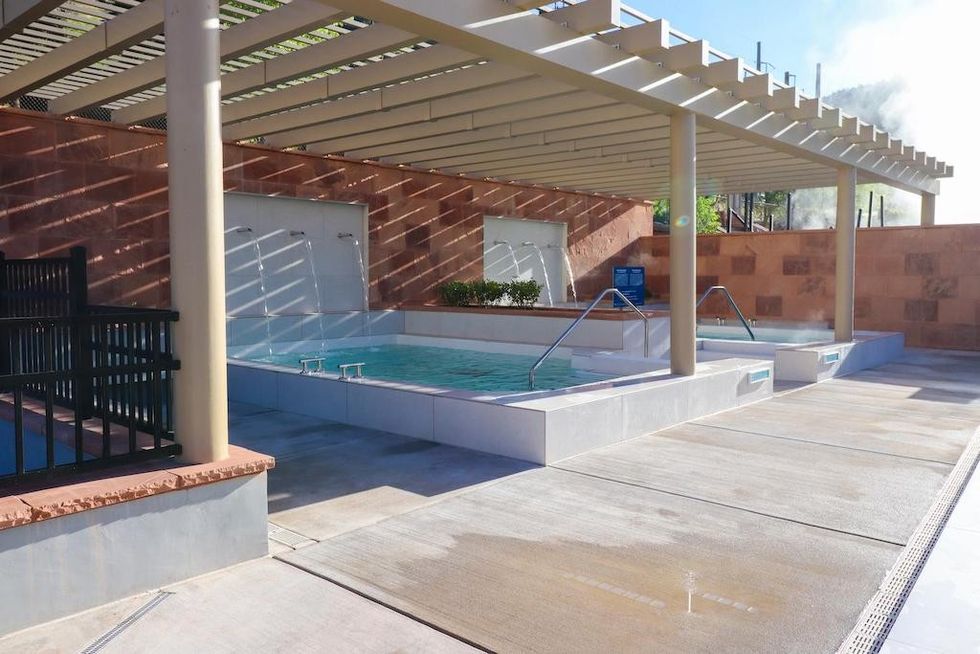 Glenwood Hot Springs Cold Plunge Pools Inhale and Exhale