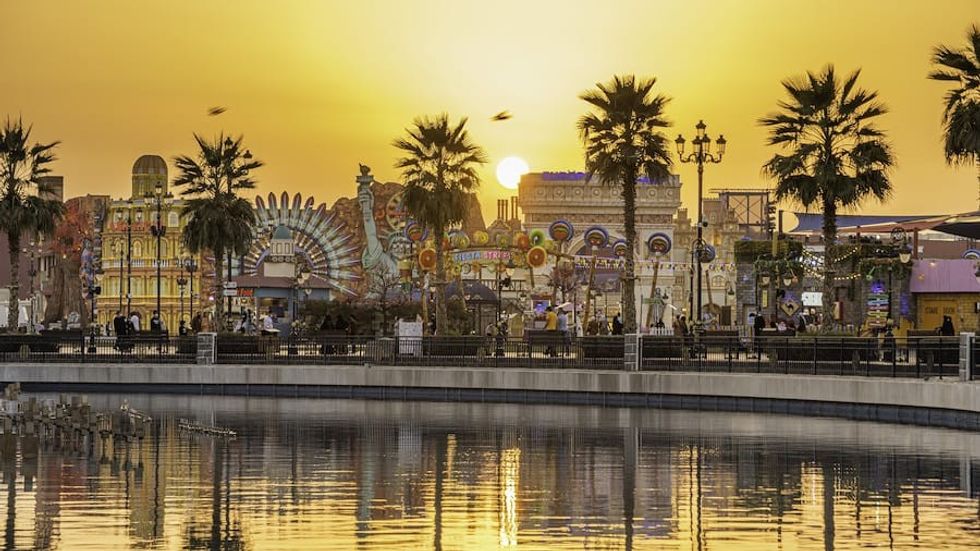 Global Village sunset