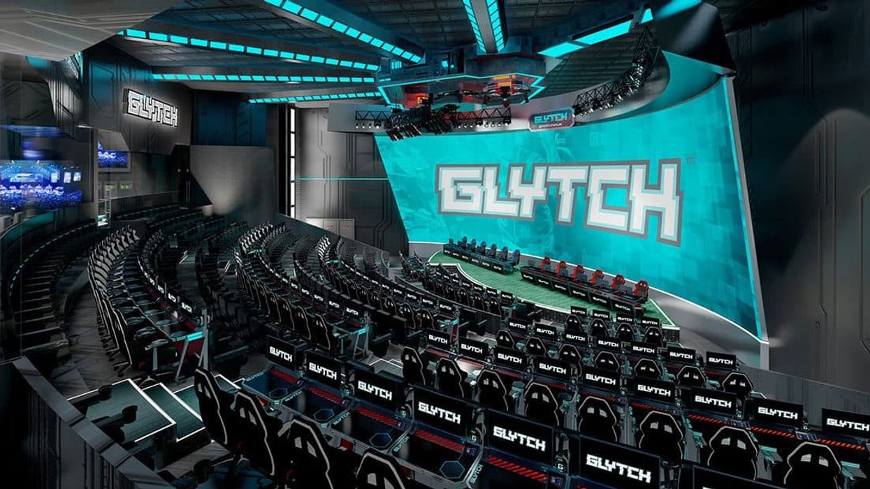 Glytch esports stadium interactive arena LBE