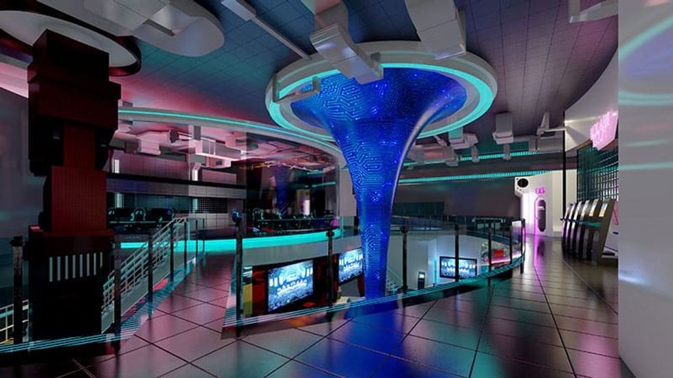 Glytch esports venue LBE flume