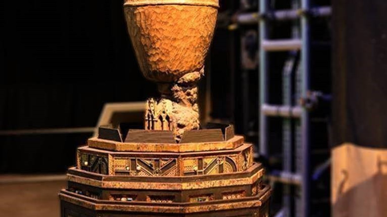 Goblet of Fire at the Making of Harry Potter at Warner Bros Studio Tour London.