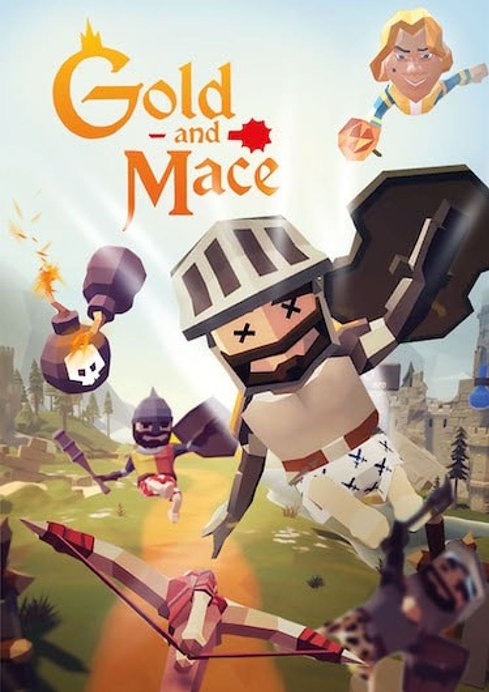 Gold and Mace Poster