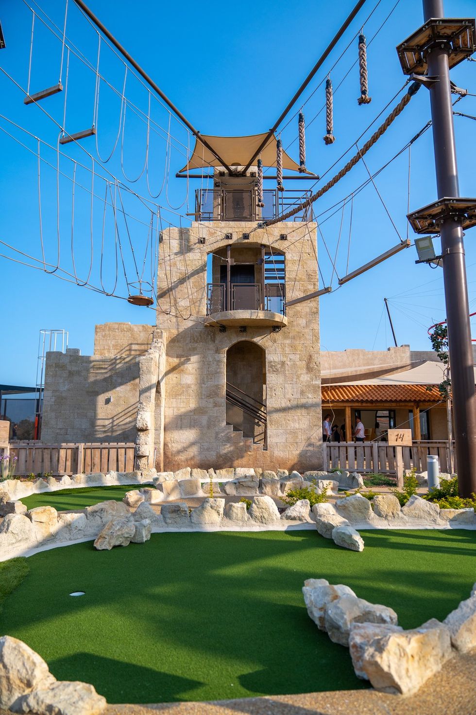 Golf and high ropes city of dreams mediterranean greenspan