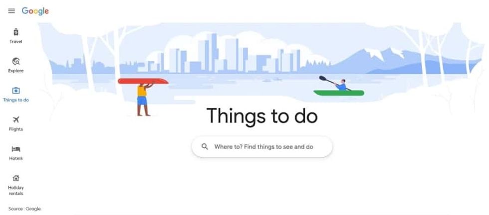Google Things to do Convious 2022