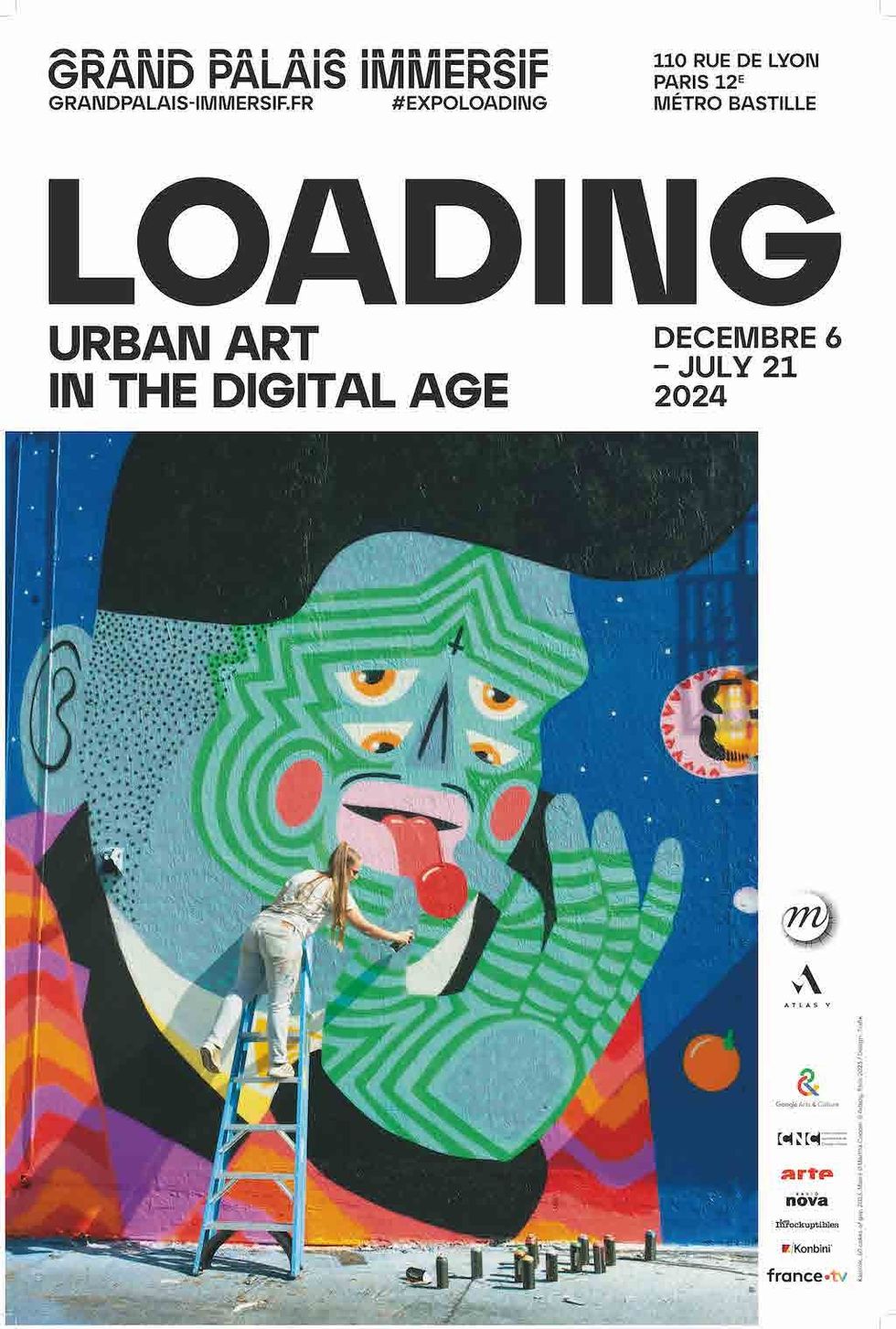 Grand Palais Immersif Loading exhibition poster