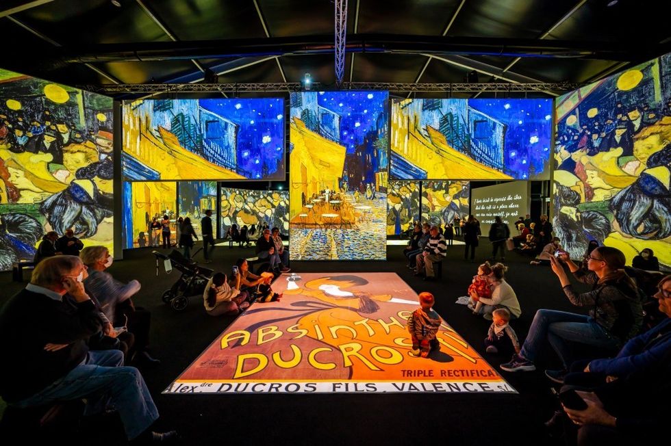 Grande Experiences Van Gogh Alive 100th display Tokyo