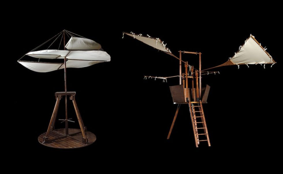 Grande Leonardo da Vinci exhibition - machines