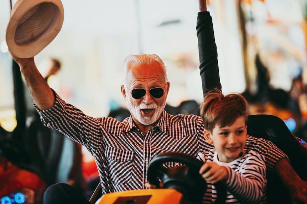 grandfather-grandson-bumper-cars
