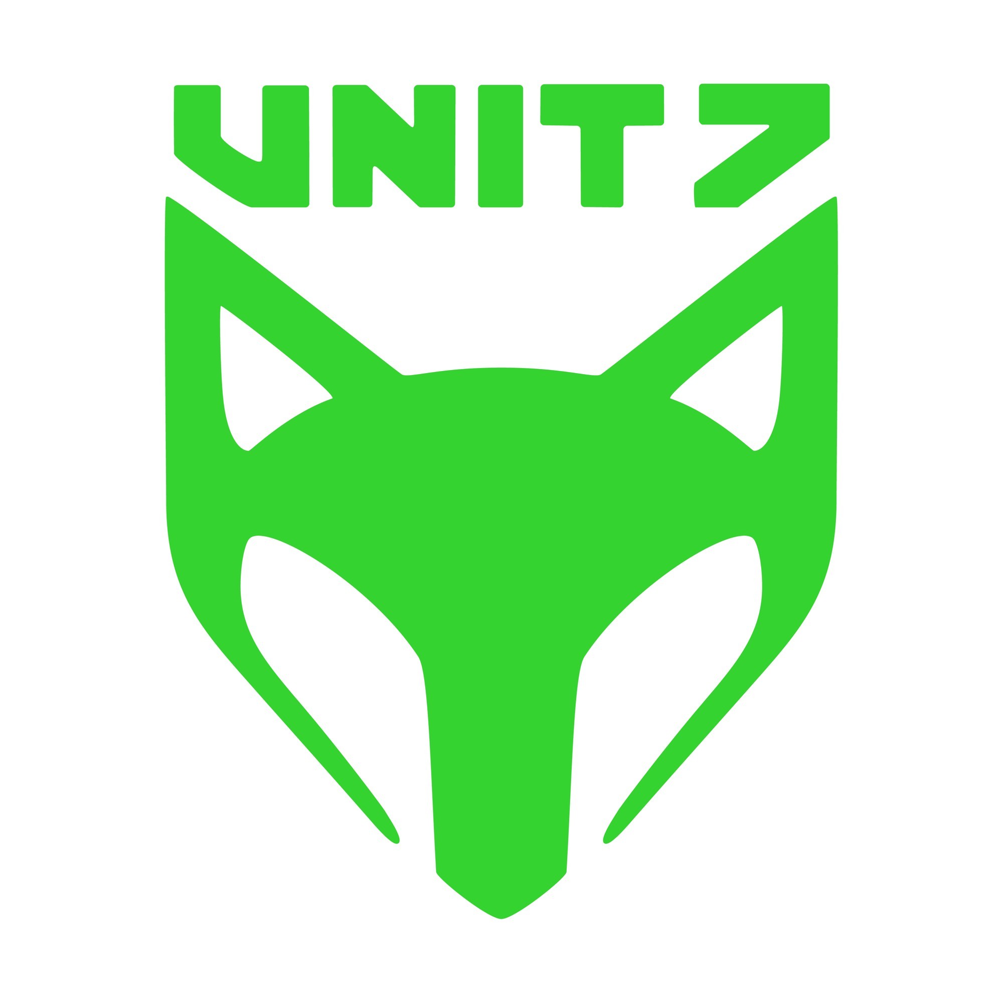 Green fox face logo with "UNIT7" text above.