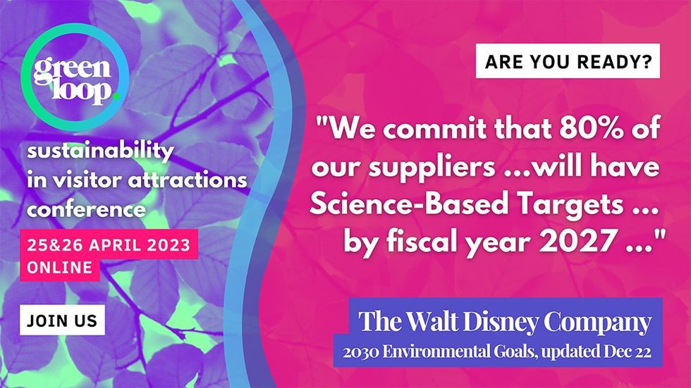 greenloop disney scope 3 supplier SBTis