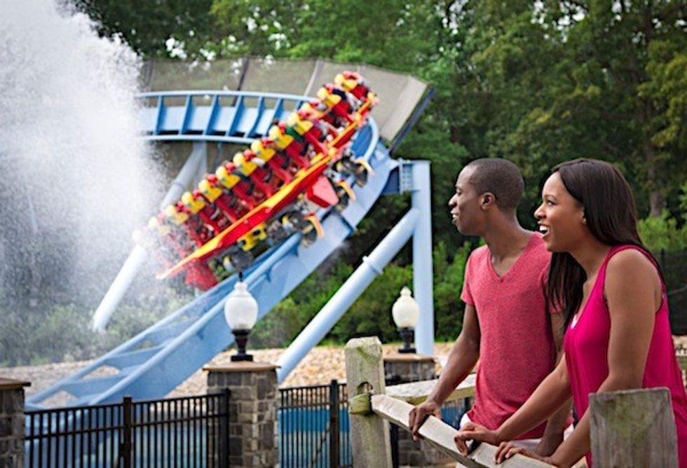 Griffon rollercoaster at busch gardens williamsburg