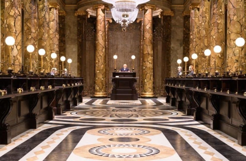 Gringotts Wizarding Bank at the Harry Potter studio tour Attractions COVID 19 positives