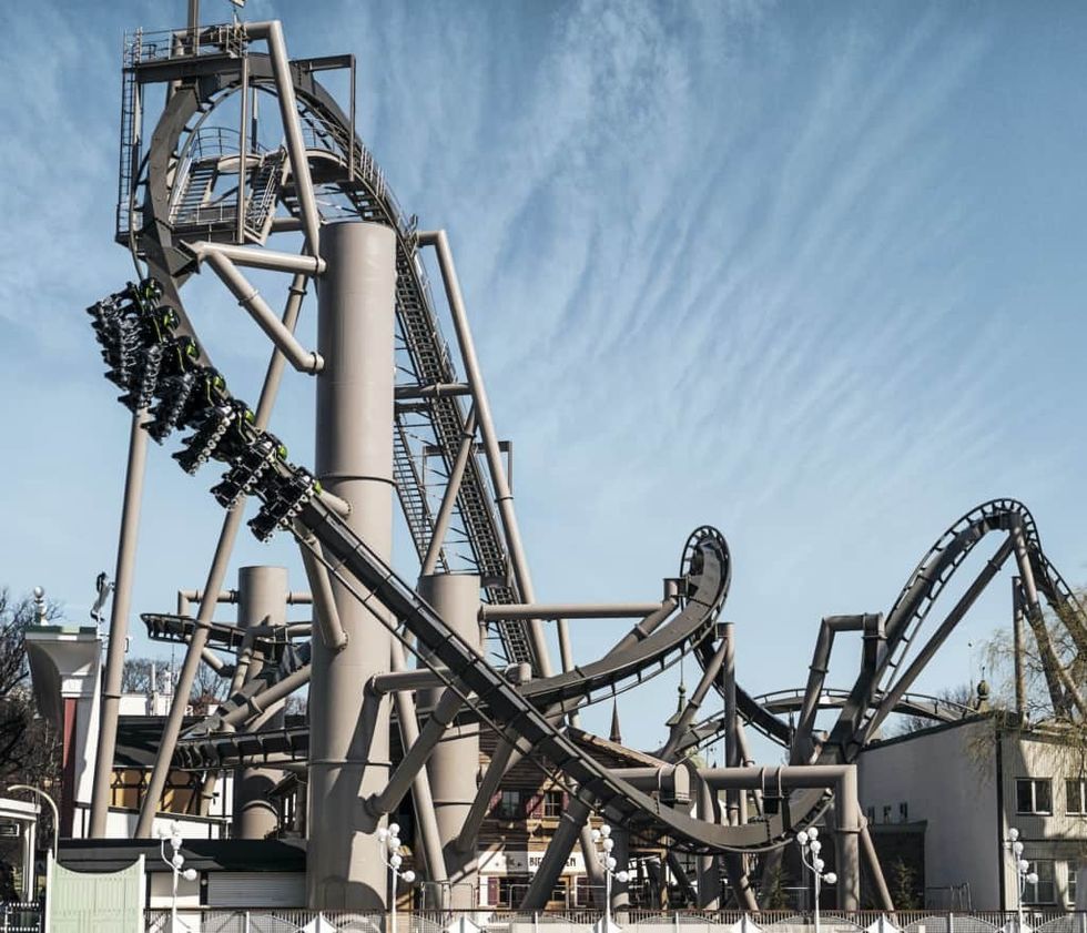 grona lund monster king of roller coasters