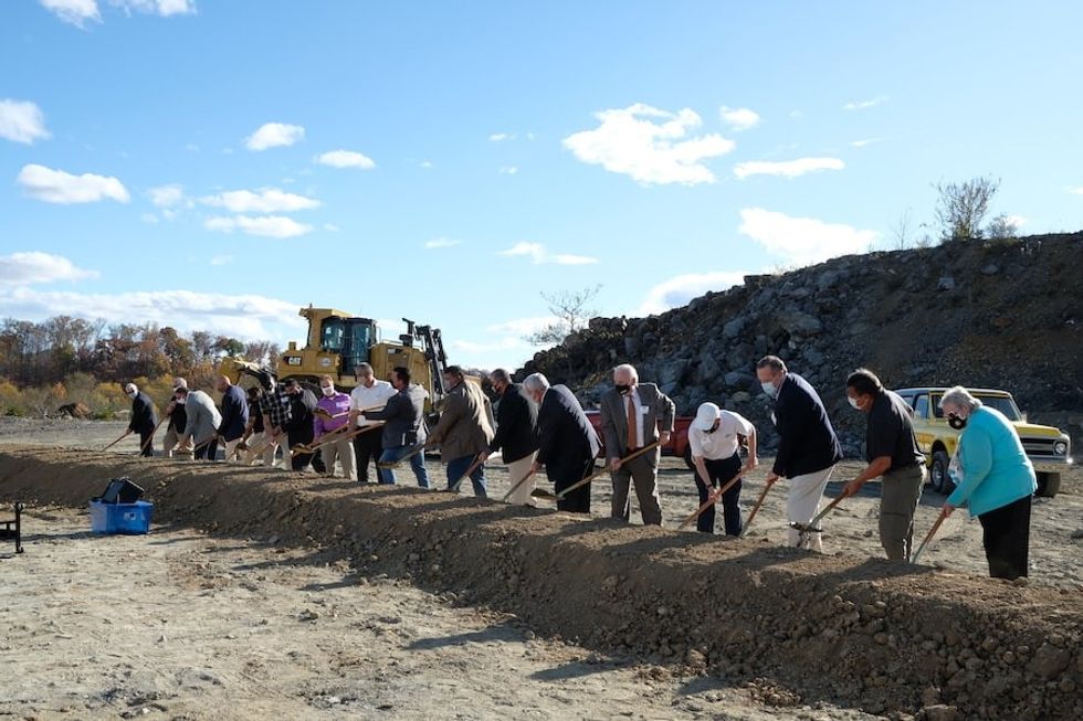 ground breaking at the Kituwah development in Tennessee