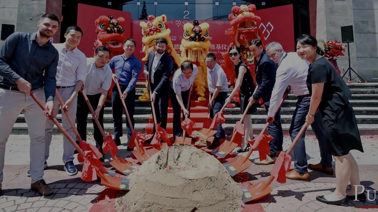 Ground breaking ceremony Puy du Fou Asia