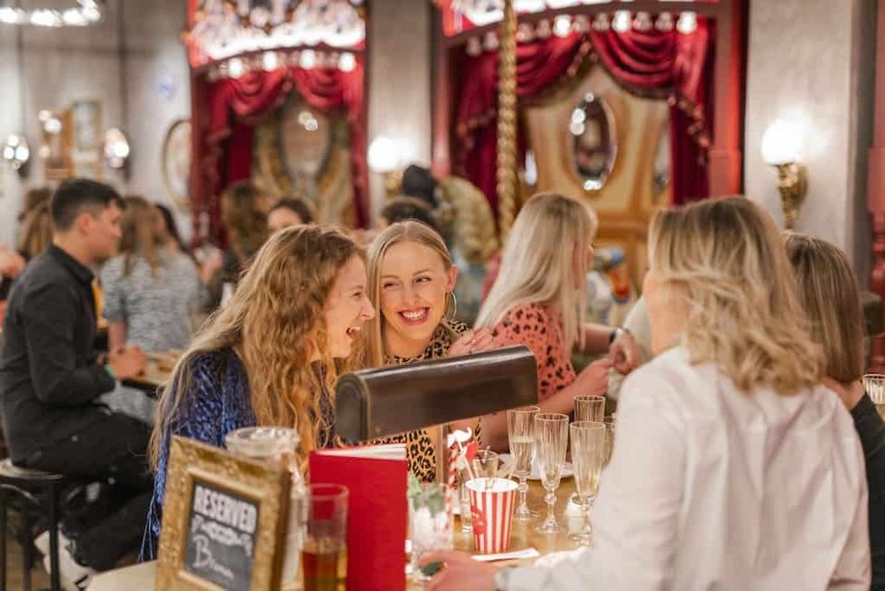 Group at Flight Club