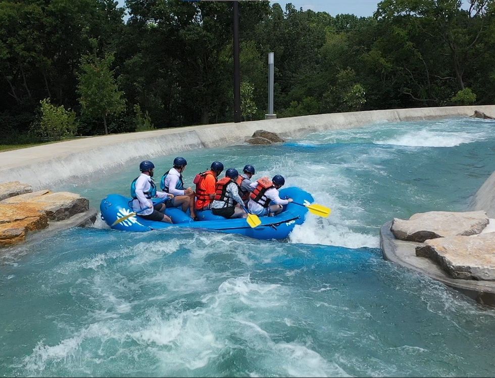 group at Montgomery Whitewater