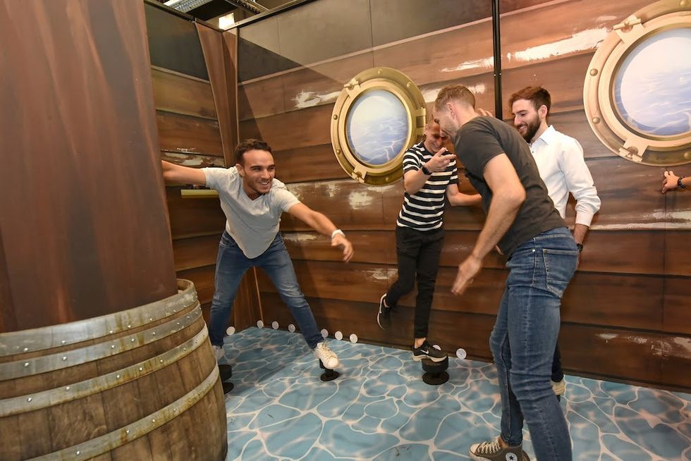 Group playing at Experimental Park