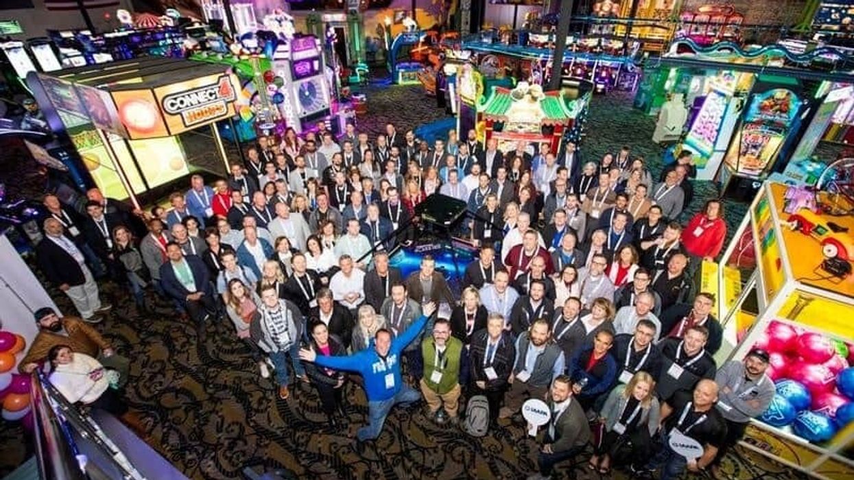 group shot of attendees at IAAPA FEC Summit 2020