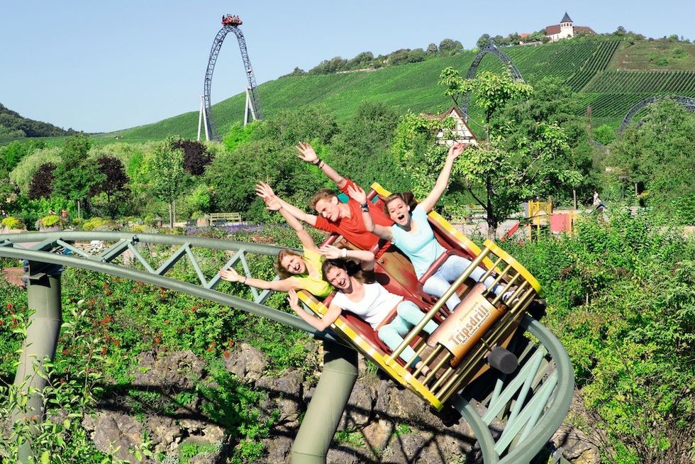 Gsengte Say coaster Tripsdrill family owned theme parks