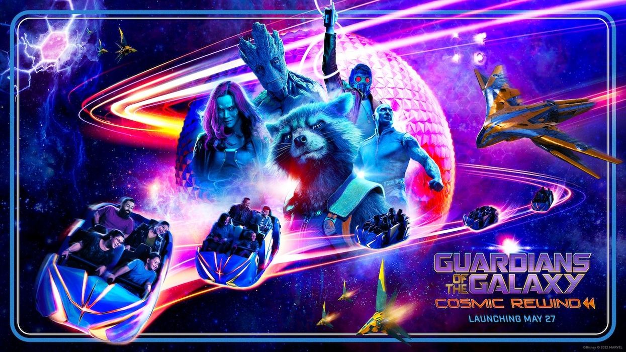 guardians of the galaxy cosmic rewind coaster disney world epcot
