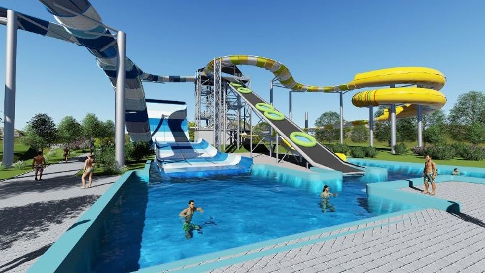 guests in pool at tatralandia aquapark