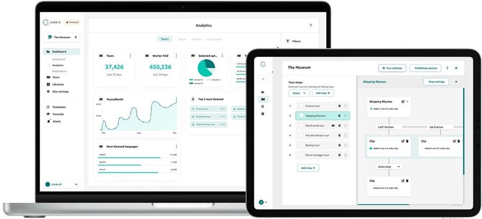 Guide-ID analytics mockup