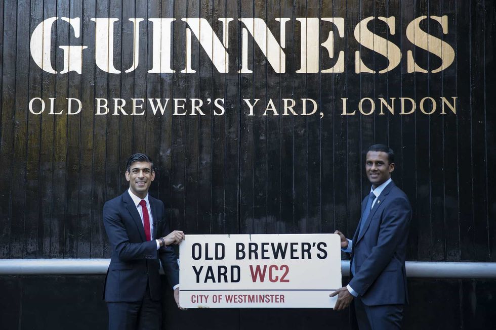 guinness at old brewers yard london