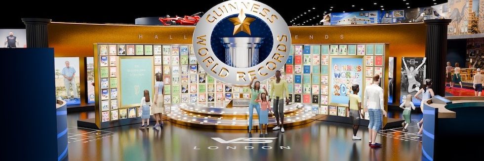 Guinness World Records venue concept IP experience