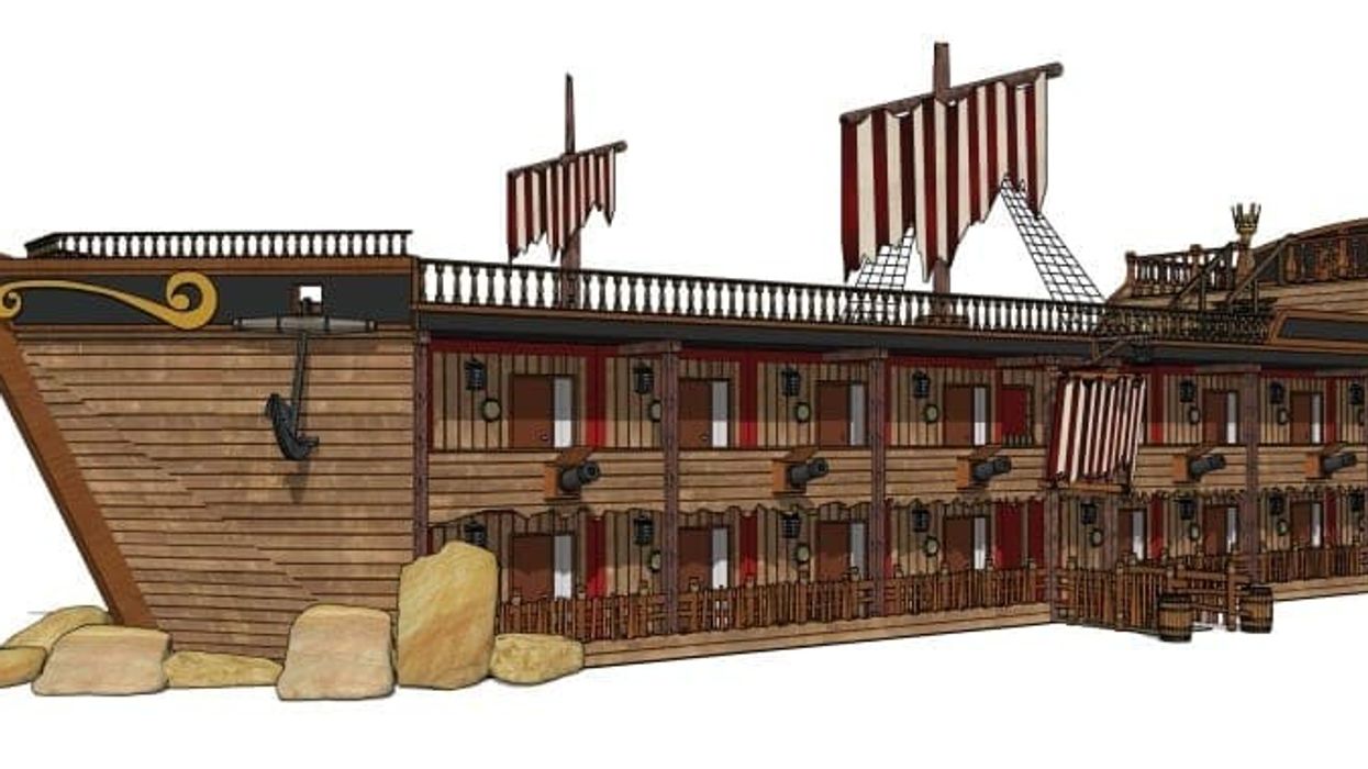 gulliver's world pirate ship