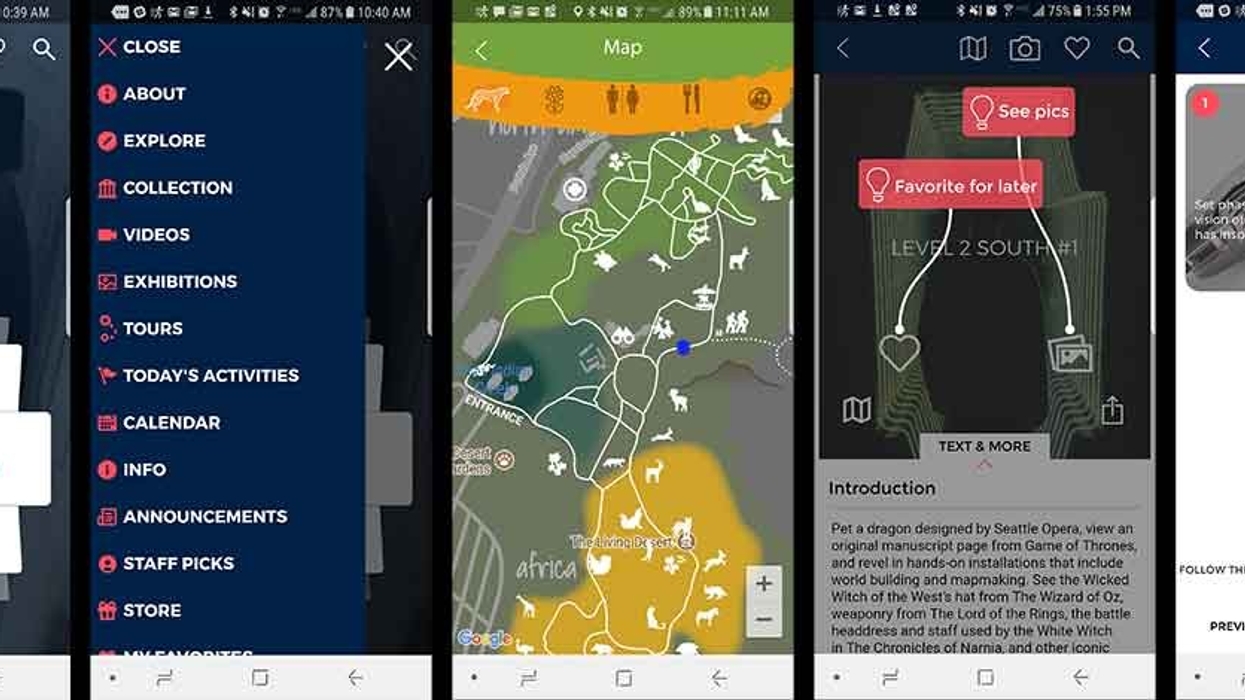 Guru app user interface screen shots
