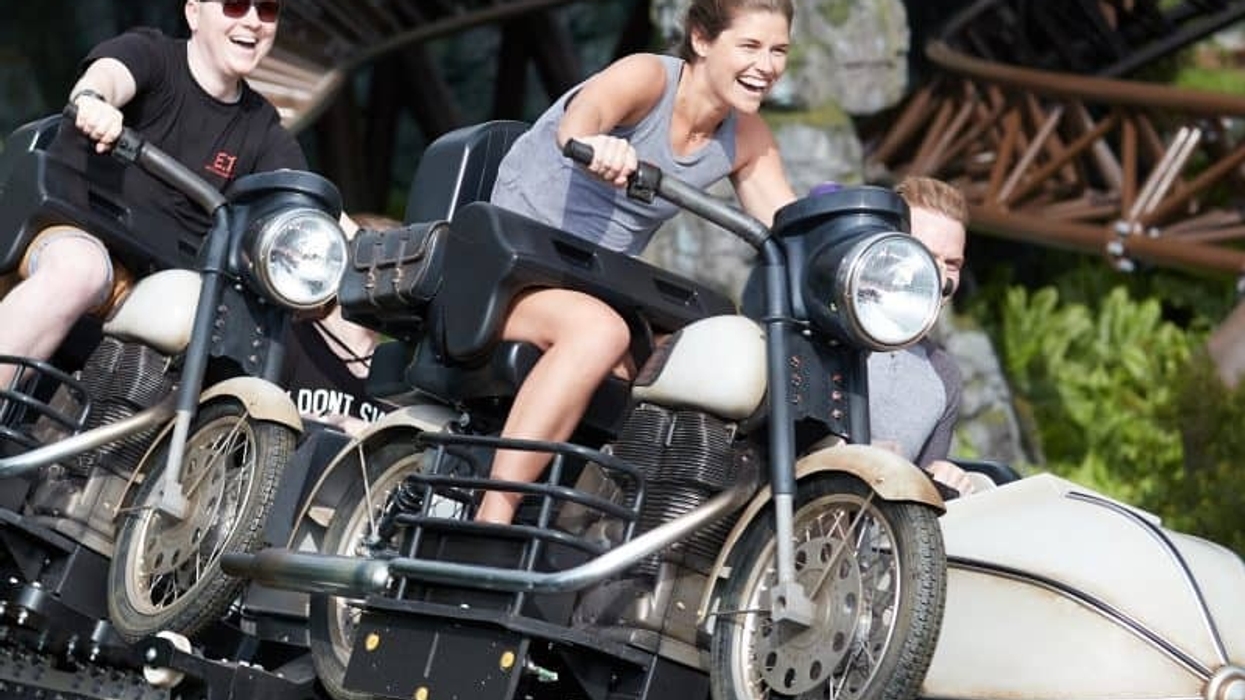 Hagrid's Magical Creatures Motorbike Adventure story coaster