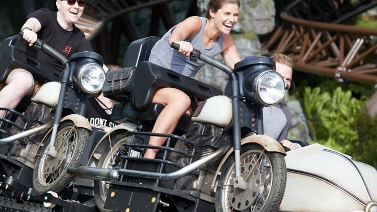 Hagrid's Magical Creatures Motorbike Adventure story coaster