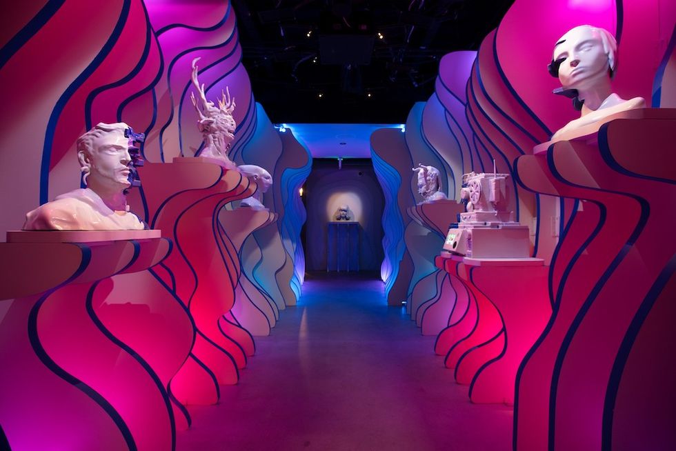 Hall of Busts Meow Wolf Convergence Station