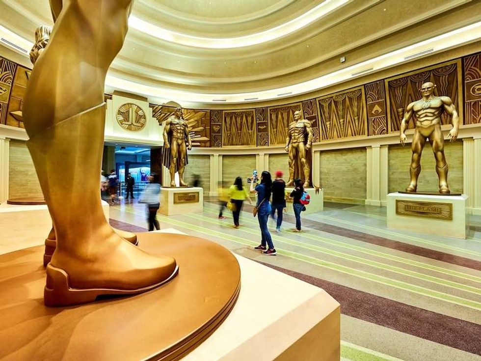 Hall of Justice at Warner Bros World Abu Dhabi