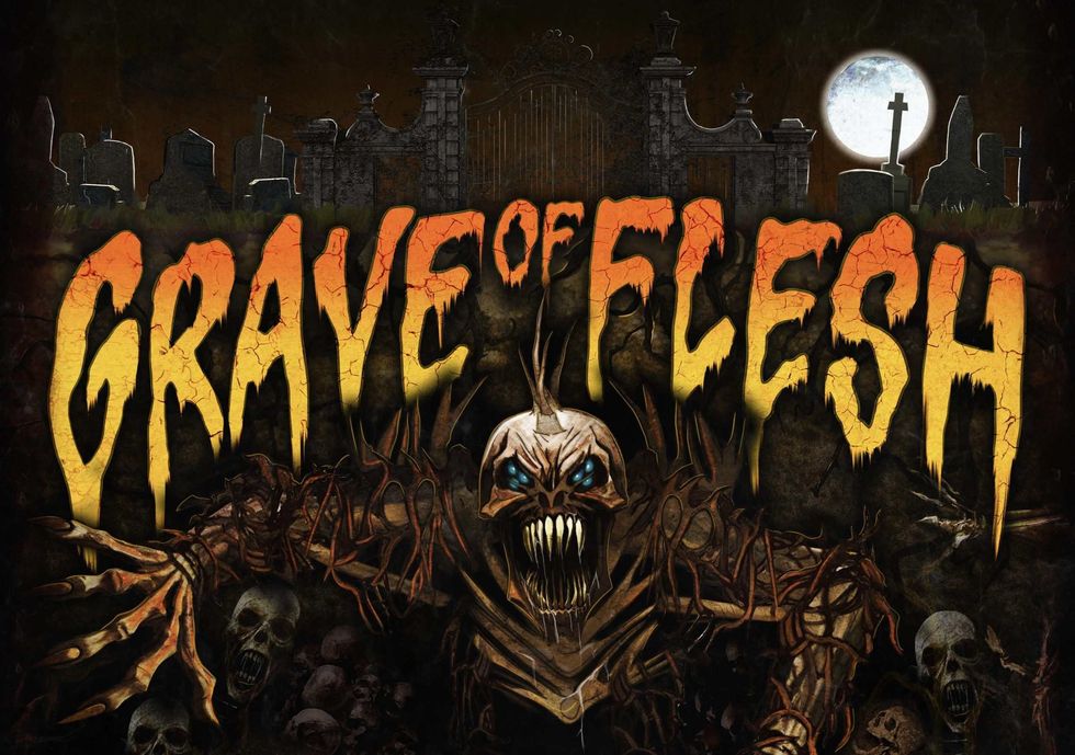 halloween horror nights universal orlando grave of flesh