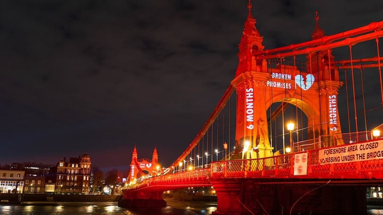 Hammersmith Bridge Projection