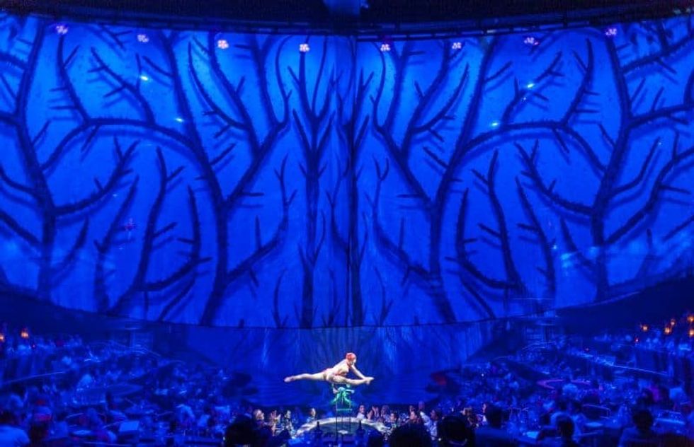 Handstand act at Cirque du Soleil JOYA show