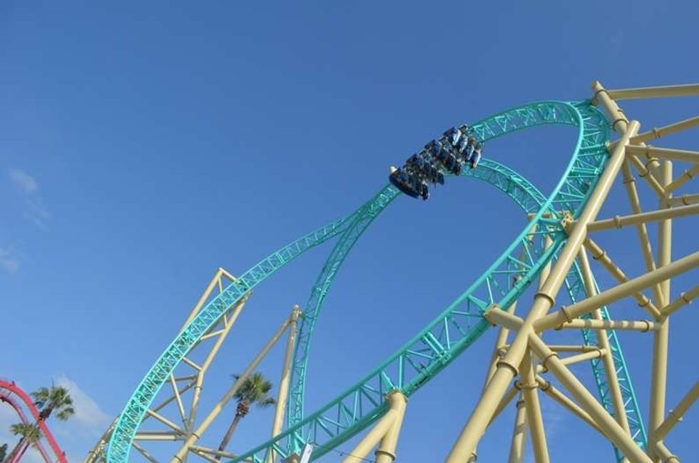 hangtime coaster loop supplied by ride entertainment