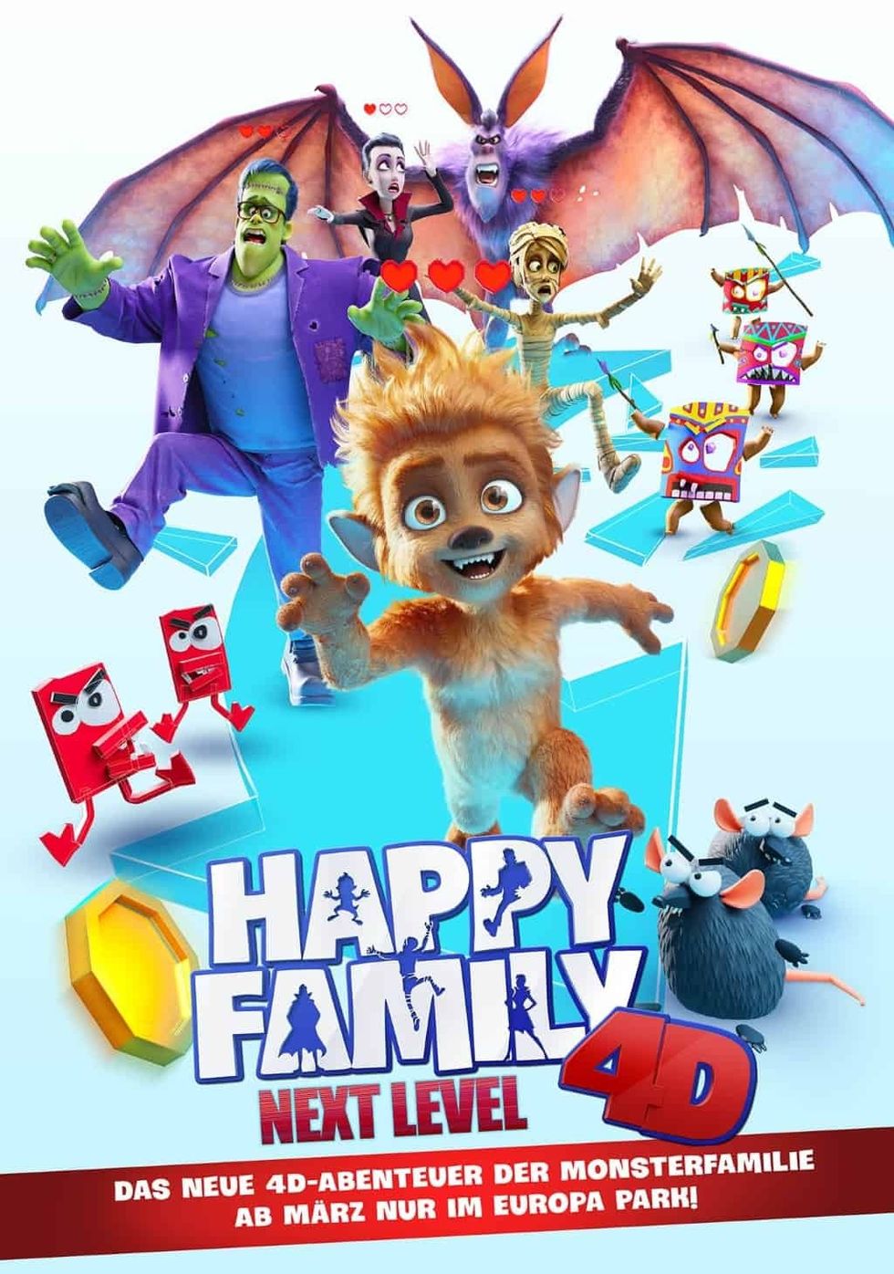 Happy Family Next Level 4D Poster