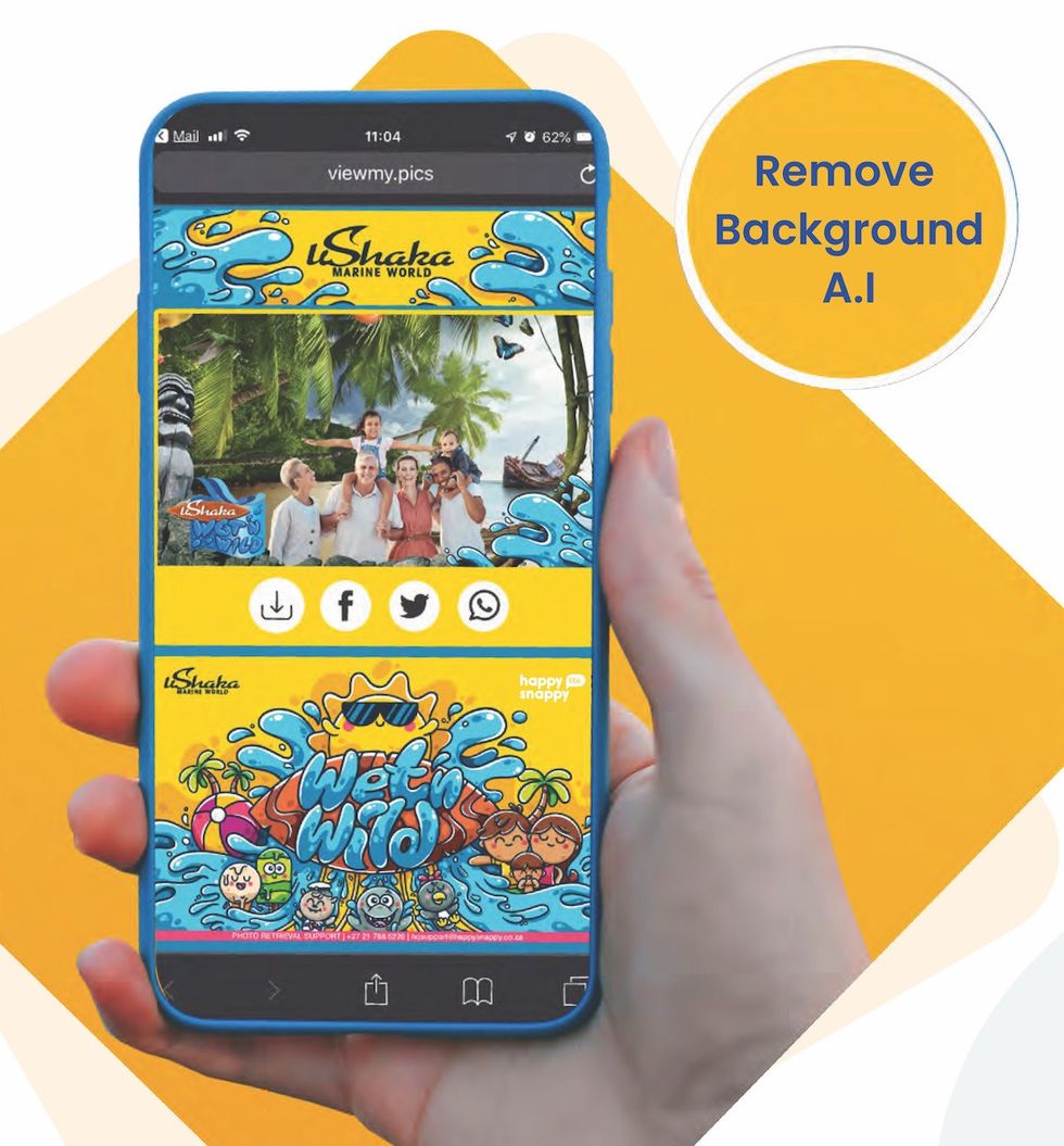Happy SnappyLite app at UShaka Wet n wild