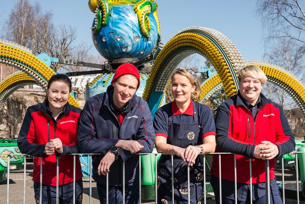 happy staff linnanmaki